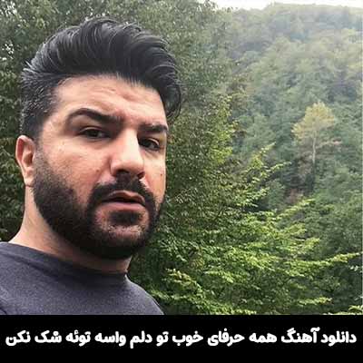 دانلود آهنگ همه حرفای خوب تو دلم واسه توئه شک نکن مجید خراطها